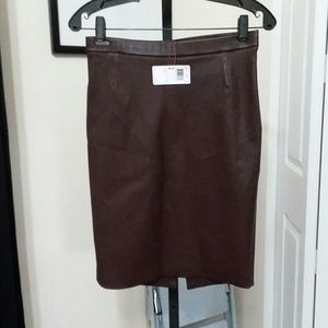 Coach leather skirt NWT, retails for $698.00